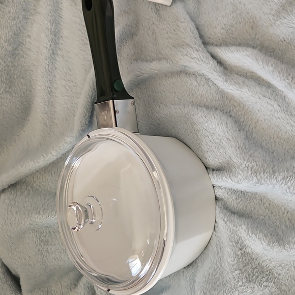 Princess House Nouveau White Cookware 2 Pots - Picture 5 of 8